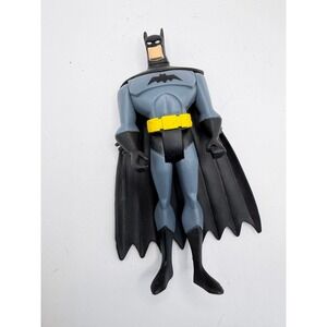 Batman Animated Series Action Figure Grey Suit Black Cape Vintage DC Comics 5"